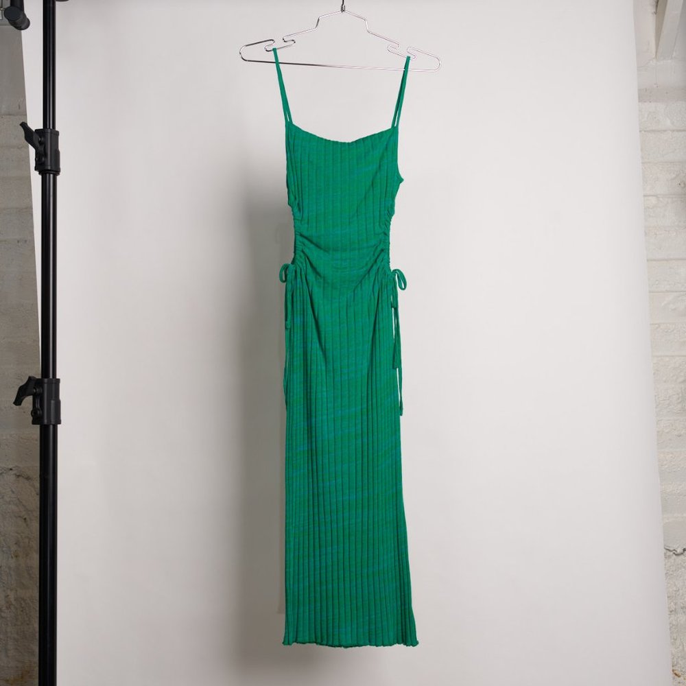 Zara Rib Midi Dress with Cutouts - Picture 4 of 5